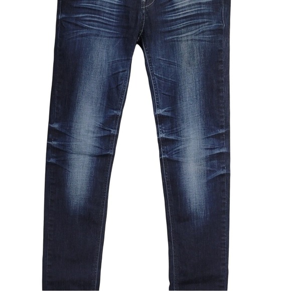 Dark Wash Distressed Skinny Jeans Special A Denim Size 7 EUC - Picture 5 of 8